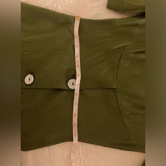 Vintage Handmade Linen Wiggle Dress 60s - Picture 8 of 8